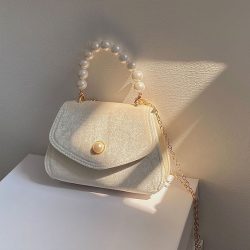 (4) Vintage Pearl Chain Bag (pinterest)